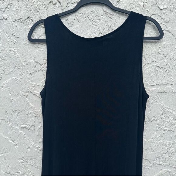CHICO’s Travelers Dress Women Size 8 Slinky Sleeveless Casual Evening Stretch - Picture 5 of 7